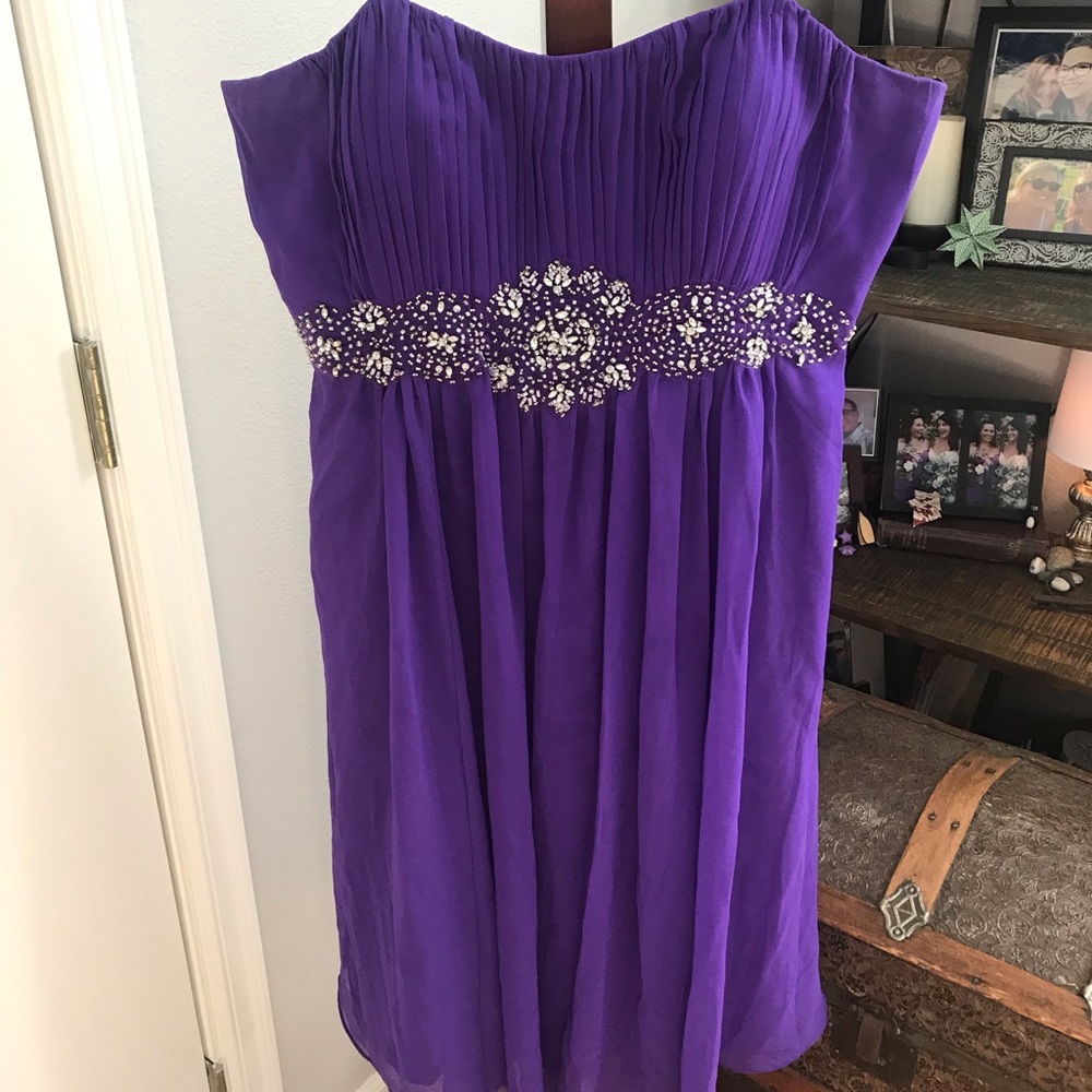 Purple cocktail/ prom style dress